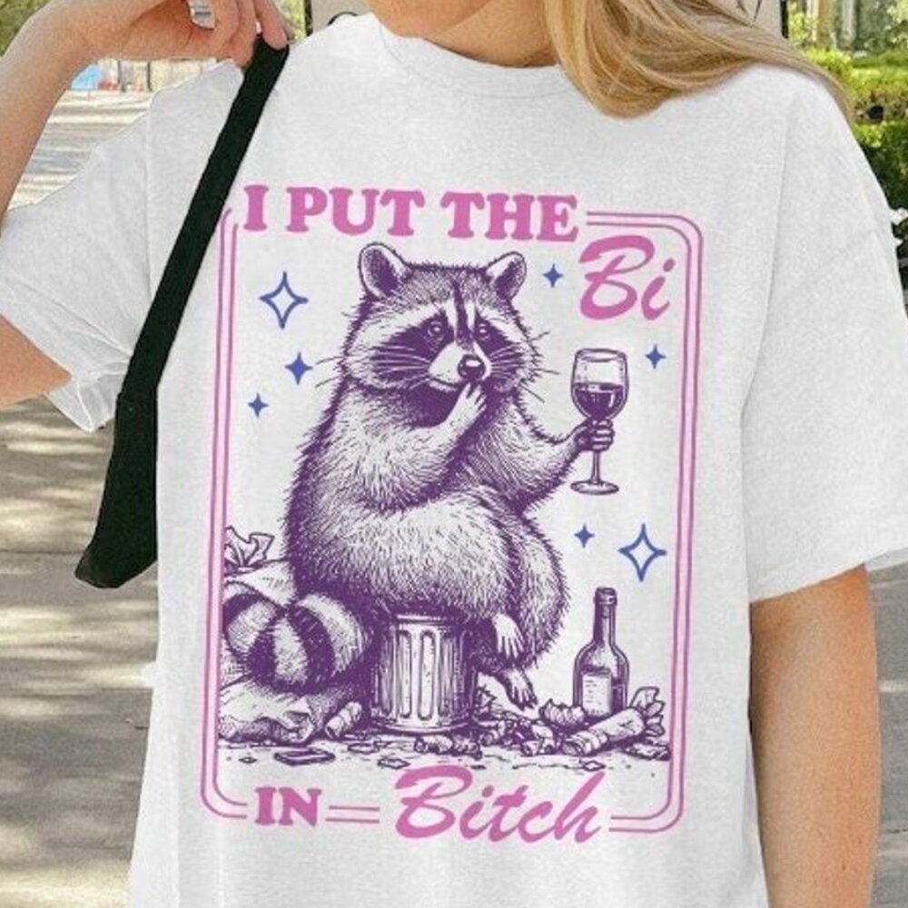 I Put The Bi In Bit Shirt, Bisexual T-shirt
